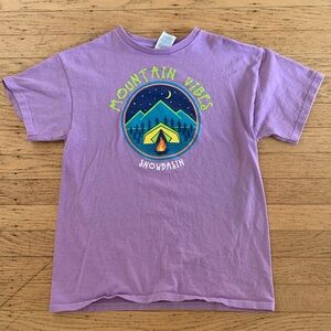 Snow basin Ski Resort Utah Mountain Vibes Camping T-shirt